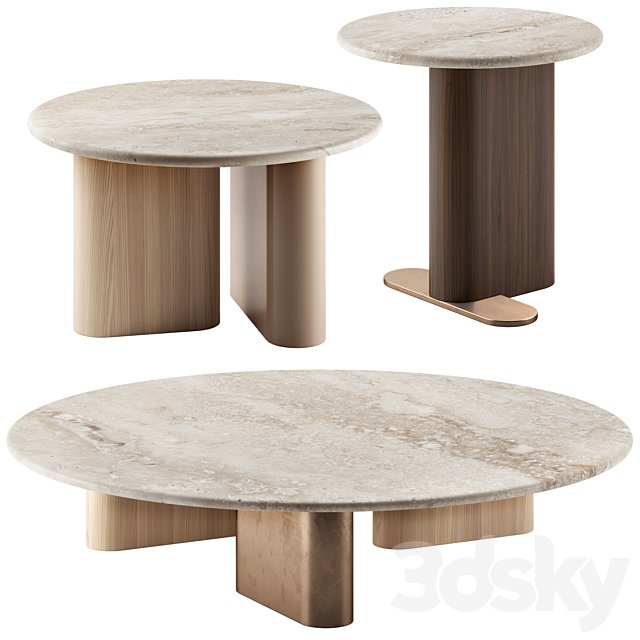 ONNO Round Coffee Table by Giulio Marelli
