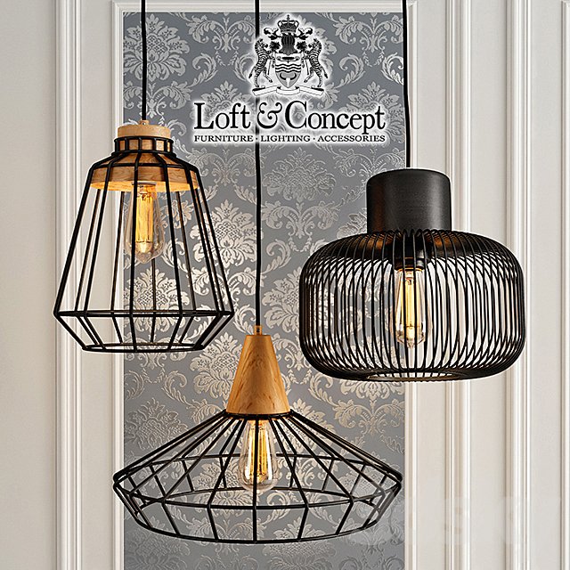 Wooden Suspended Fixture