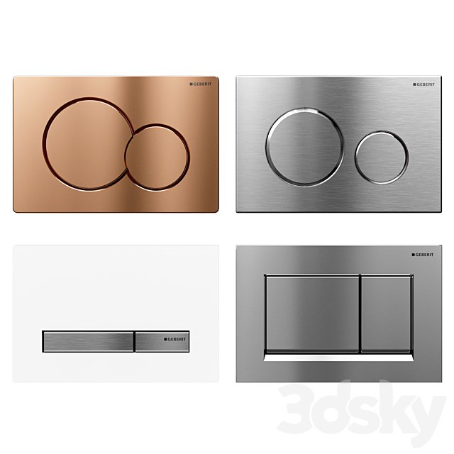 Geberit Sigma flush buttons