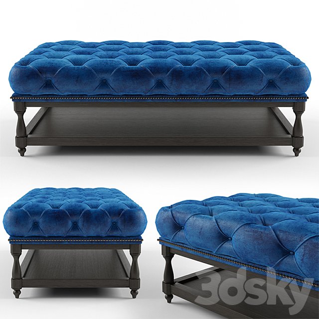chesterfield ottoman coffee table