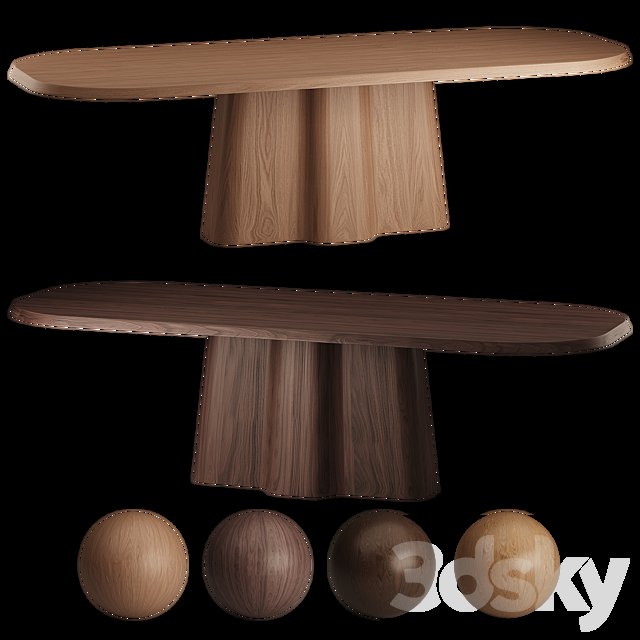 Kyoto Rectangular Dining Table by rh.com