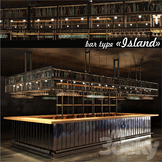 Bar "The Island" - Bar type "Island"