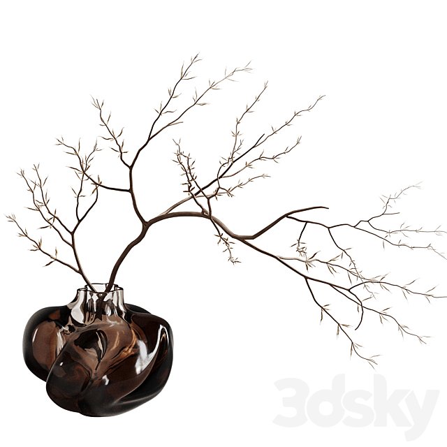 Vase with branches 03