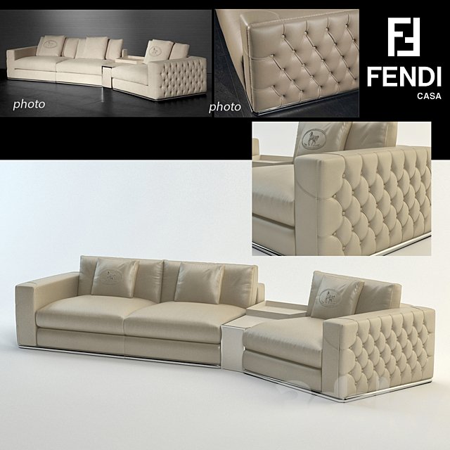 Plaza Sofa Fendi Casa