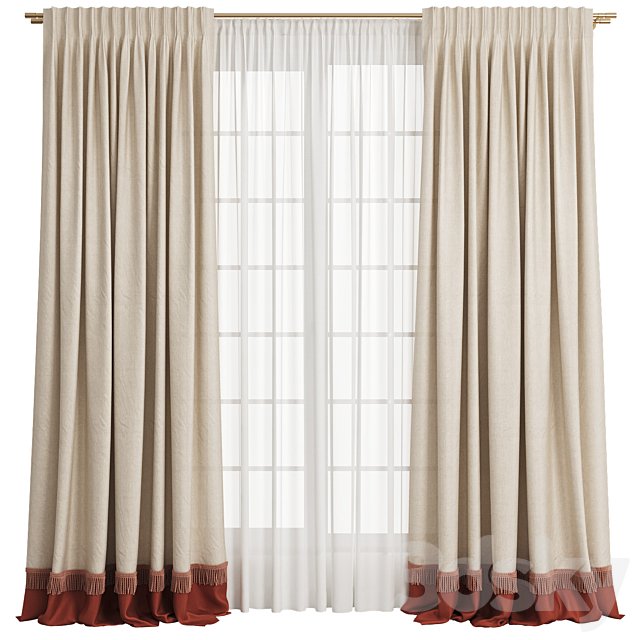 Curtain 99/ Curtains with fringe
