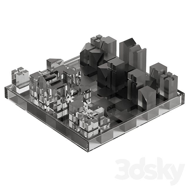 Acrylic Chess Set