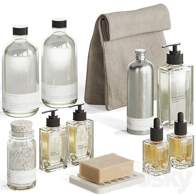 Well kept cosmetics set