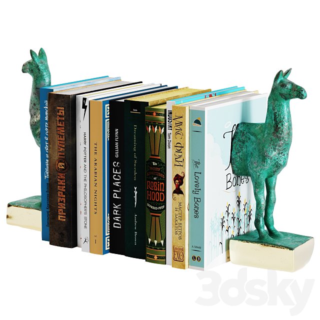 Llamas Decorative Bookends