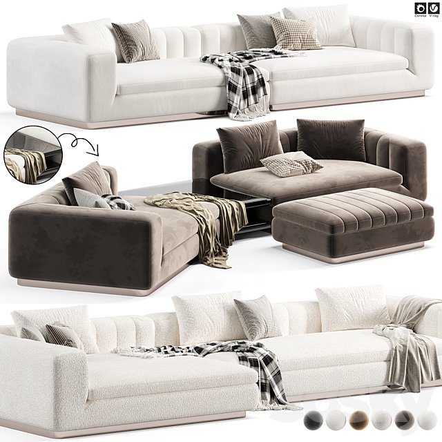 Minotti Riley 2-Seater Sofa