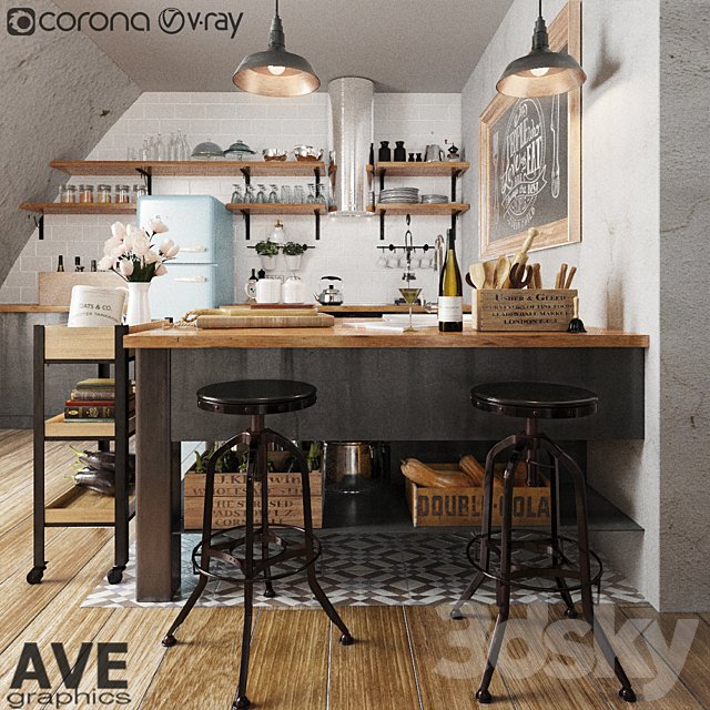 AVE Kitchen bar volume