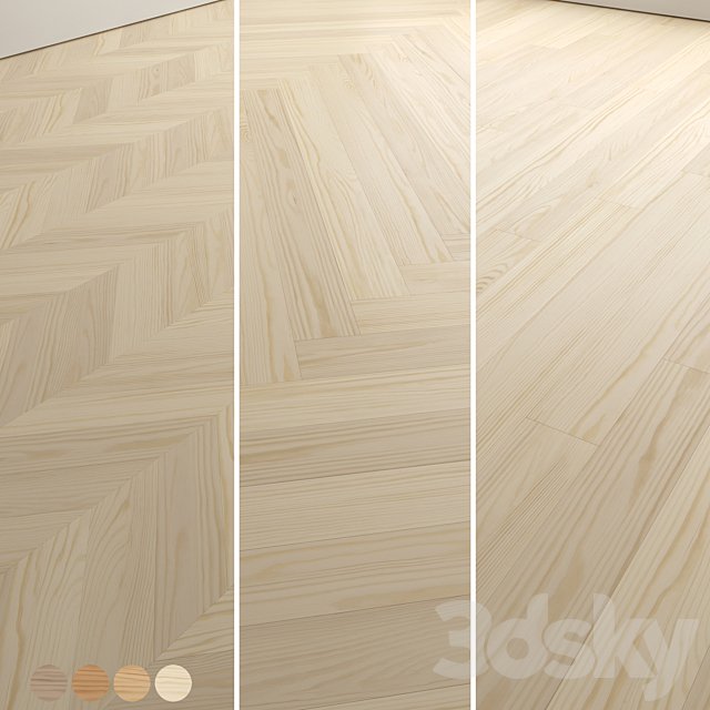 Pine wood flooring and parquet Set 53