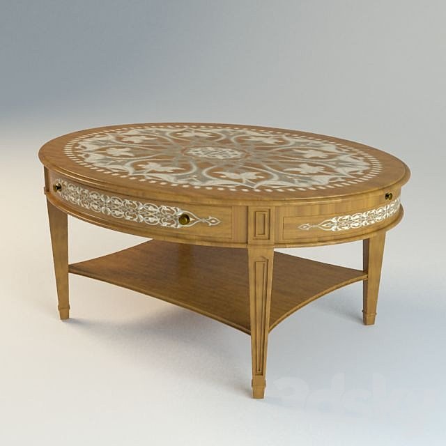 Oval table
