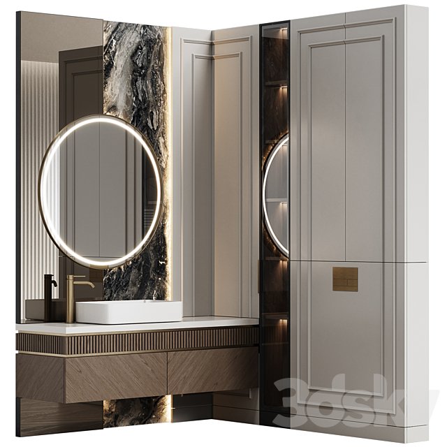 Bathroom furniture 35 in neoclassical style