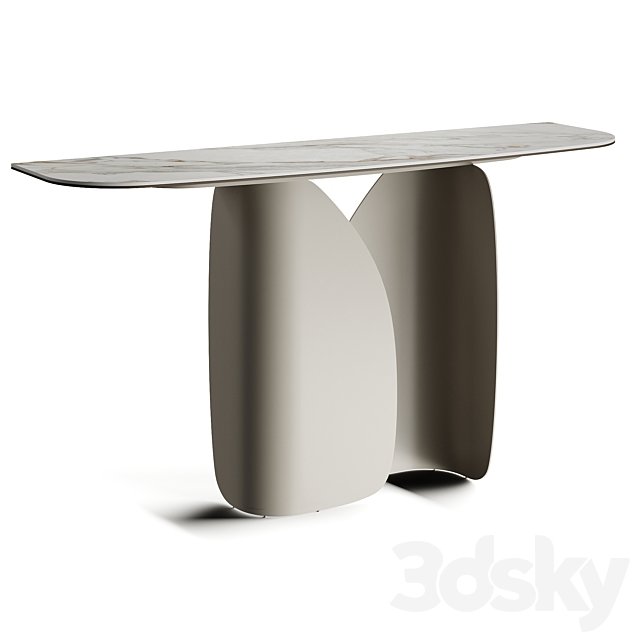 Calligaris TWINS White Console Table