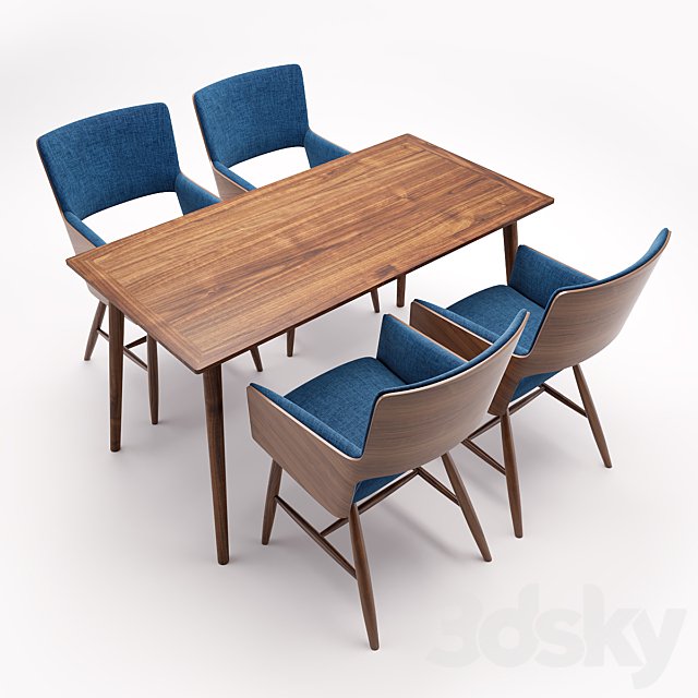 Table and chair Mikiya Kobayashi