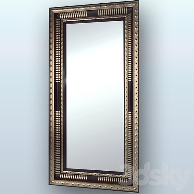 Mirror, Frame art deco mirror by Vismara Design