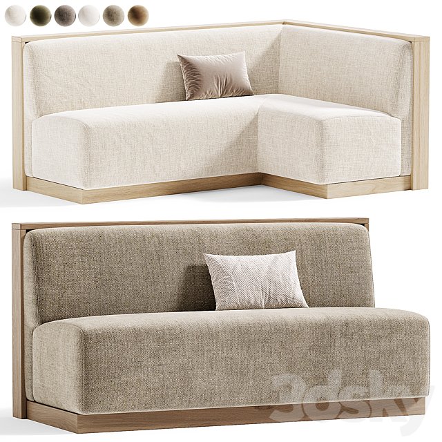 Restaurant Sofa Set 08, Restaurant Sofas