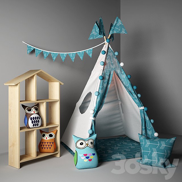 Children's House wigwam "Arrows"