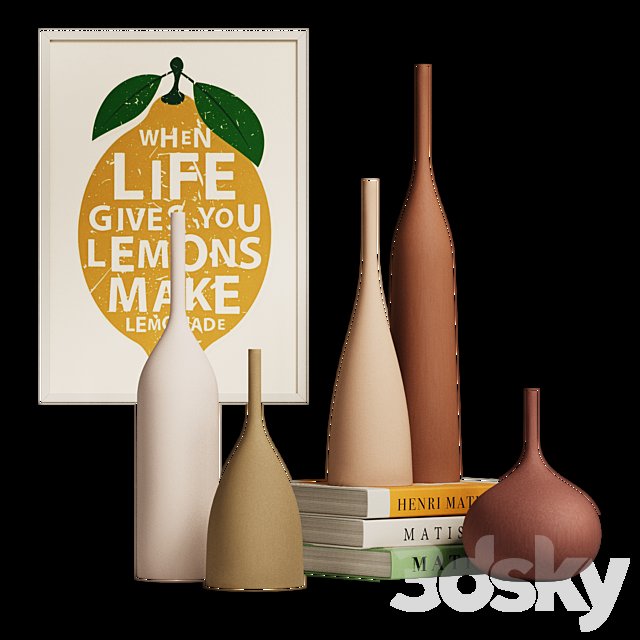 Decorative set with vases in Scandinavian style, Aliexpress.