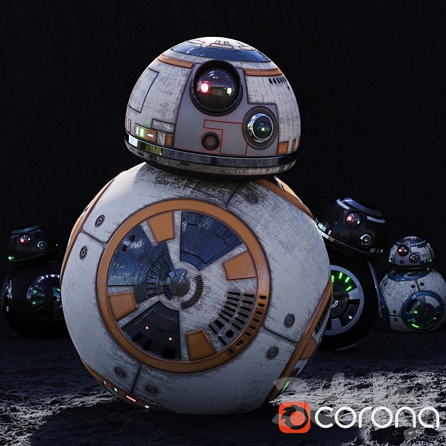 BB8 HighPoly (HD) StarWarsDroid