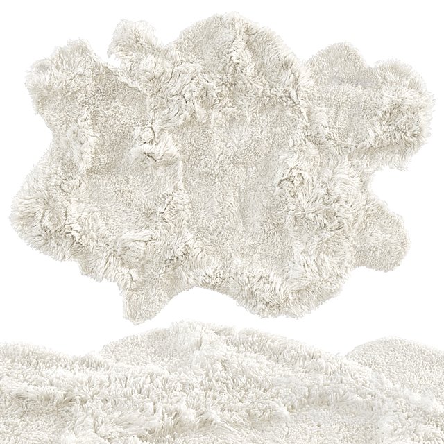 Fluffy designer rug 2