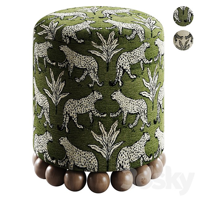 Pouf Ella from Candelabra Home