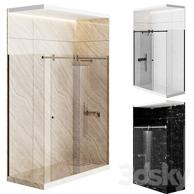 Shower Enclosure 03 ! Shower Cabin