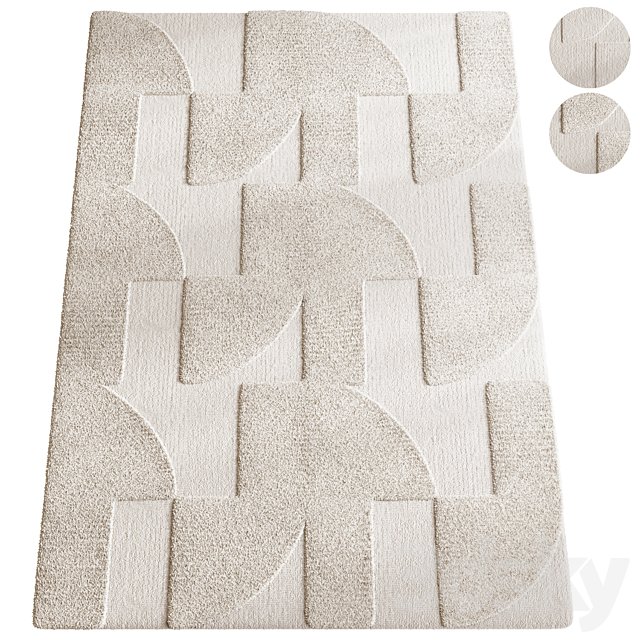 Pure Wool Rug Logan Beige