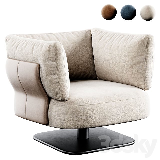 Saki Armchair By Minotti