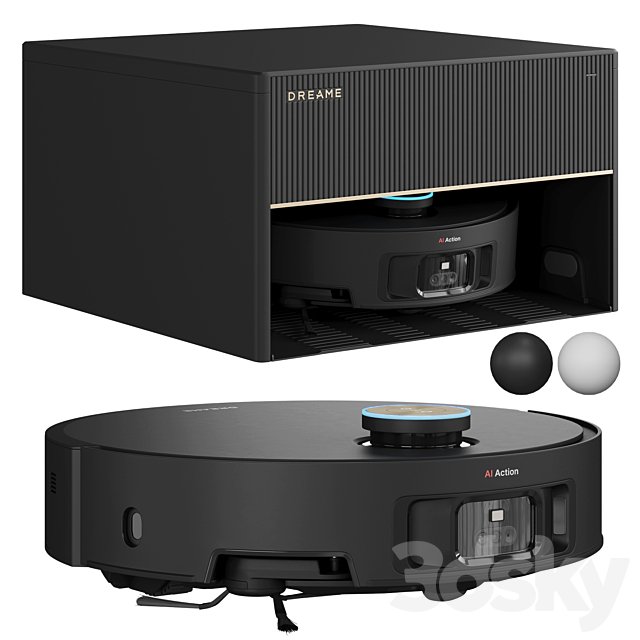 Built-in Robot Vacuum Cleaner Dreame X50 Master