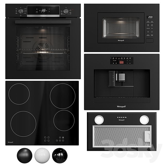 Built-in kitchen appliances Weissgauff 01