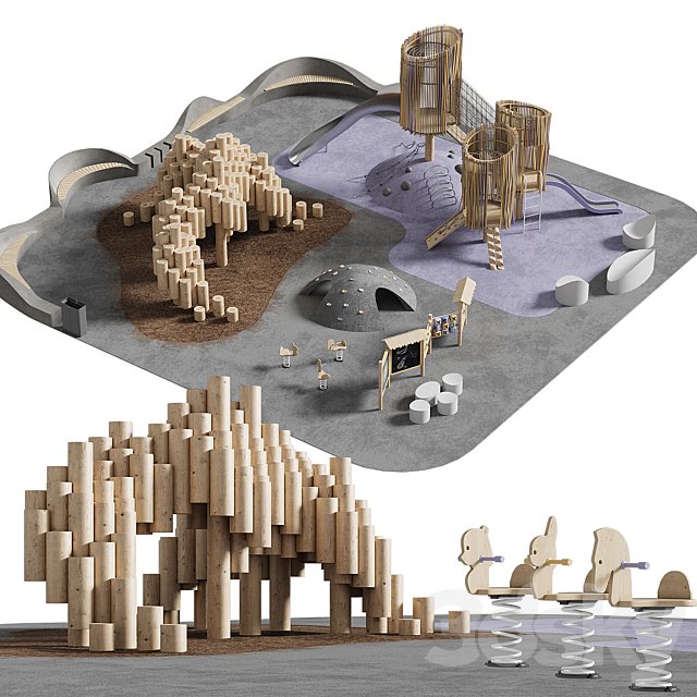 Modern playground