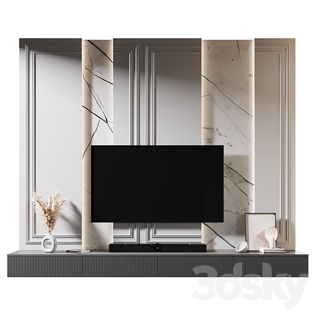 TV Wall | Shelf | set 1138