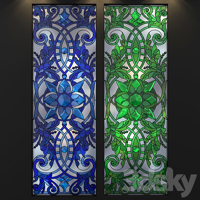 stained-glass window