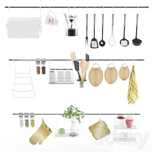 Reiling the kitchen