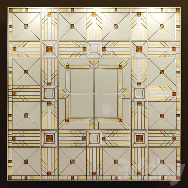 Tiffany stained glass ceiling