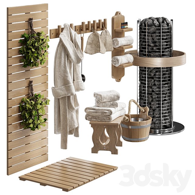 Accessories for baths and saunas