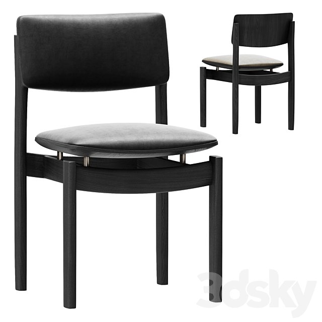 172 Bow Dining Chair Upholstered Back