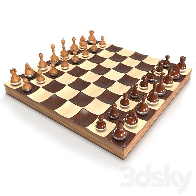 Wobble chess set