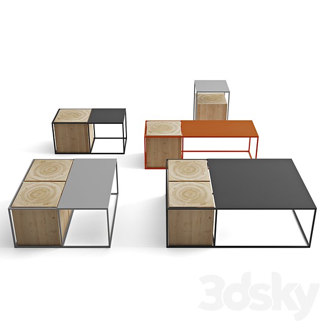 Poker - Coffee &amp; Side Table