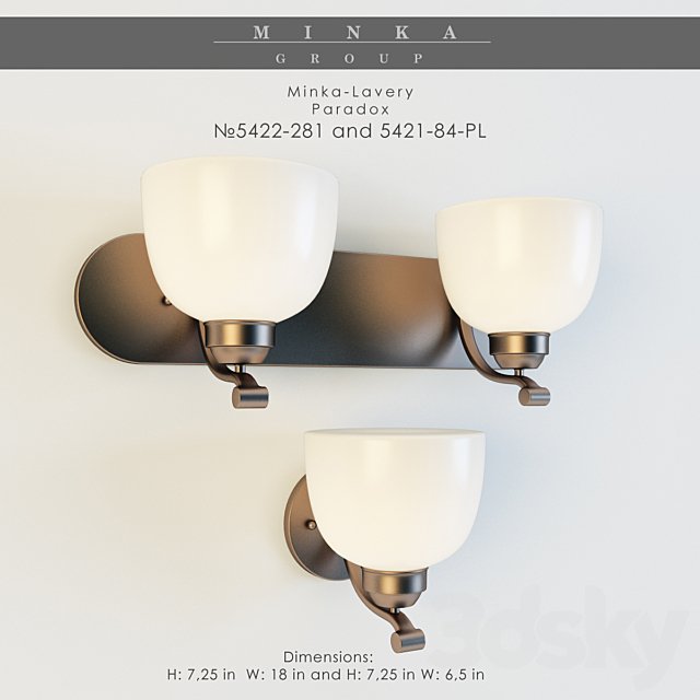 minka group 5422-281 and 5421-84-PL