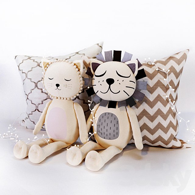 The Emily &amp; Meritt Cat &amp; Lion Plush