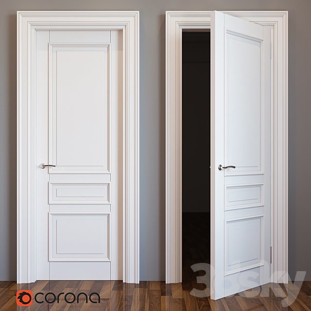 Classic wooden door