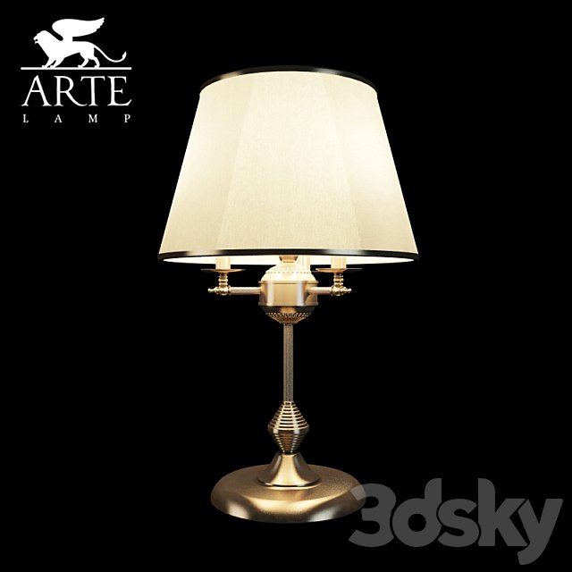Table lamp with shade Arte Lamp A3579LT-3AB