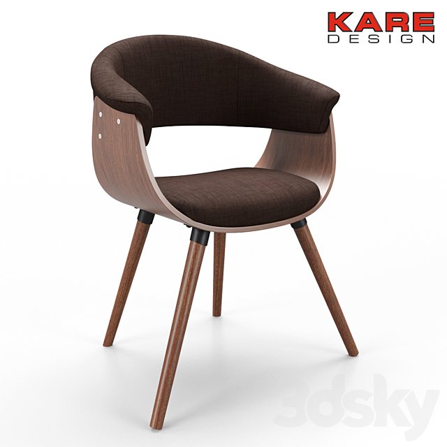 Kare Armchair Monaco Schoko