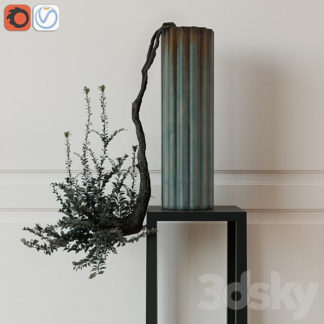 Plant in a vase