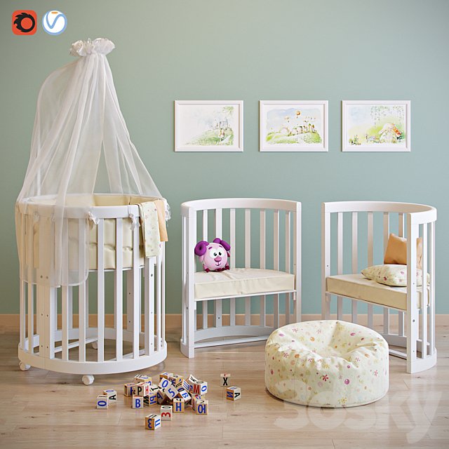 Cradle and chair EllipseBed