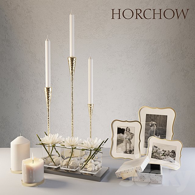 Set decoration by Horchow