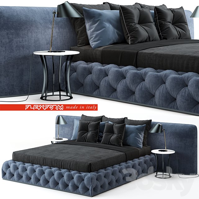 Flexform Mood Leonardo Bed.