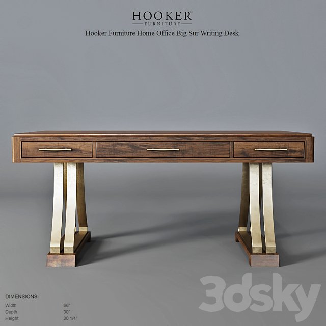 Hooker Furniture Home Office Big Sur Writing Desk2